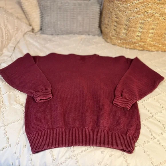 Men's Classic Crewneck Sweater - Black - Picture 7 of 7